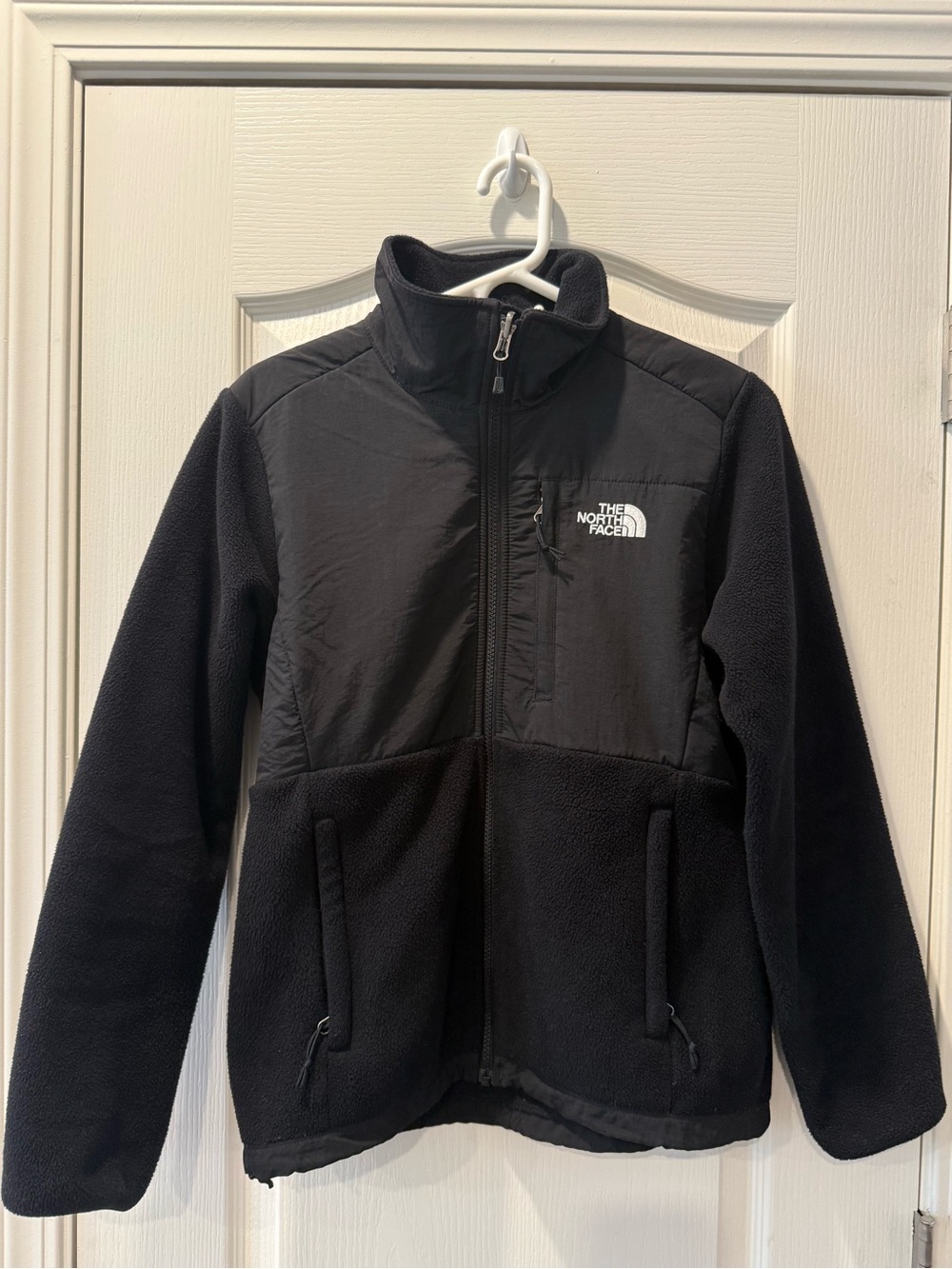 The North Face Denali Jacket Womens S Small Black Polartec Fleece